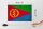 Holzschild Flagge Eritrea 30x20cm Flag of Eritrea Vintage