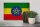 Holzschild Flagge Äthiopien 30x20cm Flag Ethiopia Vintage