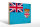 Holzschild Flagge Fidschi 30x20cm Flag of Fiji Vintage