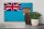 Holzschild Flagge Fidschi 30x20cm Flag of Fiji Vintage