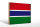 Holzschild Flagge Gambia 30x20cm Flag of Gambia Vintage