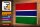 Holzschild Flagge Gambia 30x20cm Flag of Gambia Vintage