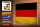 Holzschild Flagge Deutschland 30x20cm Flag Germany Vintage