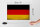 Holzschild Flagge Deutschland 30x20cm Flag Germany Vintage