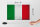 Holzschild Flagge Italien 30x20cm Flag of Italy Vintage