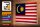 Holzschild Flagge Malaysia 30x20cm Flag Malaysia Vintage