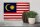 Holzschild Flagge Malaysia 30x20cm Flag Malaysia Vintage