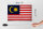 Holzschild Flagge Malaysia 30x20cm Flag Malaysia Vintage