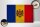 Holzschild Flagge Moldau 30x20cm Flag of Moldova Vintage