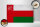 Holzschild Flagge Oman 30x20cm Flag of Oman Vintage