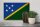 Holzschild Flagge Salomonen 30x20cm Solomon Islands Vintag