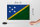 Holzschild Flagge Salomonen 30x20cm Solomon Islands Vintag