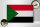 Holzschild Flagge Sudan 30x20cm Flag of Sudan Vintage