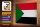 Holzschild Flagge Sudan 30x20cm Flag of Sudan Vintage