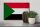 Holzschild Flagge Sudan 30x20cm Flag of Sudan Vintage