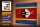 Holzschild Flagge Swasiland 30x20cm Flag Eswatini Vintage