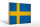 Holzschild Flagge Schweden 30x20cm Flag of Sweden Vintage