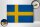 Holzschild Flagge Schweden 30x20cm Flag of Sweden Vintage