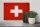 Holzschild Flagge Schweiz 30x20cm Flag Switzerland Vintage
