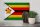 Holzschild Flagge Simbabwe 30x20cm Flag Zimbabwe Vintage