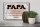 Holzschild Spruch 30x20cm Papa du schuld ich so großartig