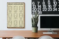 Holzschild Spruch 20x30cm Dressur Hufschlagfiguren