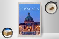 Holzschild Reise 20x30cm Copenhagen Denmark Amalienborg