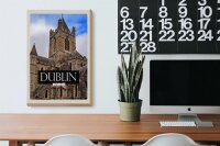 Holzschild Reise 20x30cm Dublin Ireland Castle Reiseziel