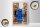 Holzschild Reise 20x30cm Glasgow Scotland Blaue Police Zelle