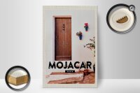 Holzschild Reise 20x30cm Mojacar Spain Spanien Hozltür Geschenk