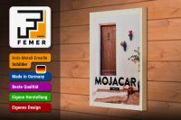 Holzschild Reise 20x30cm Mojacar Spain Spanien Hozltür Geschenk