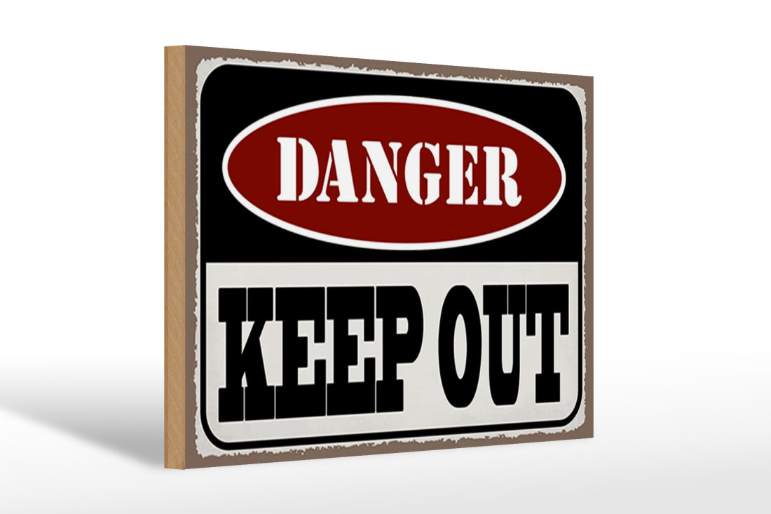 Alu-Schild „Do Not Enter“ – 20,3x30,5 Cm, Wetterfest, Mit Bohrungen Für Wand- Oder Türmontage