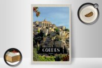 Holzschild Reise 20x30cm Gordes France Ansicht Urlaub
