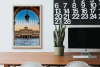 Holzschild Reise 20x30cm Salamanca Spain Architektur Geschenk