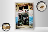 Holzschild Reise 20x30cm Cuba Karibik Somos Reise Urlaub