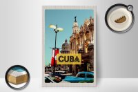 Holzschild Reise 20x30cm Cuba Karibik Innenstadt Urlaub