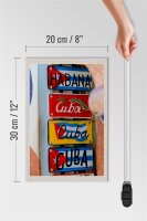 Holzschild Reise 20x30cm Cuba  Karibik Habana Reiseziel
