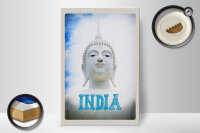 Holzschild Reise 20x30cm Indien Religion Hinduismus Skulptur