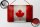 Blechschild Flagge 18x12cm Kanada Fahne Wanddeko