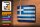 Blechschild Flagge 18x12cm Griechenland Fahne
