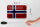 Blechschild Flagge 18x12cm Norwegen Fahne Wanddeko