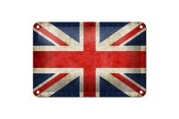 Blechschild Flagge 18x12cm United Kingdom Wanddeko