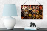 Blechschild Essen 18x12cm Nudeln Nudelarten Pasta