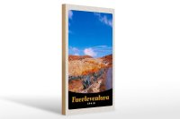 Holzschild Reise 20x30cm Fuerteventura Spanien Wüste...