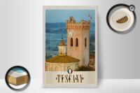 Holzschild Reise 20x30cm Toskana Italien Kirchturm Schild