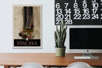 Holzschild Reise 20x30cm Toskana Italien Gebäude Blumen
