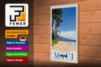 Holzschild Reise 20x30cm Maui Hawaii Insel Strand Wellen