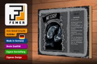 Holzschild Berufe 30x20cm Metzger robuste Gourmet Qualität
