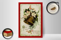 Holzschild Weihnachten Santa Claus Winterzeit 20x30cm