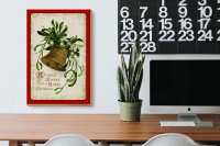 Holzschild Weihnachtsglocke happy Christmas Fest 20x30cm